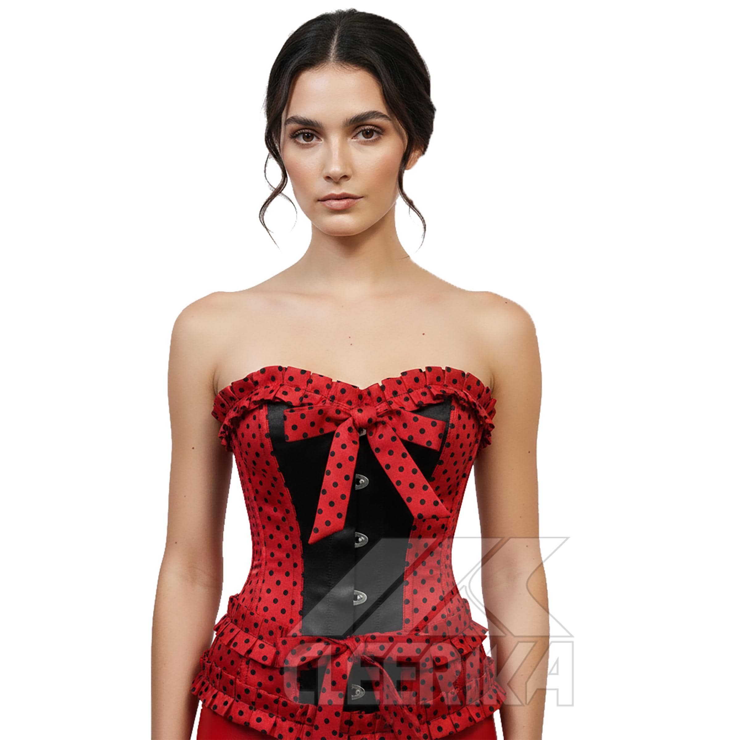 Red Polka Dot Corset - Etsy