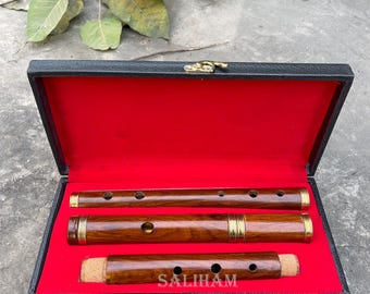 Professional Flute traditional Irish Rosewood 4 Part Flute size 26” wooden Musical Instruments
