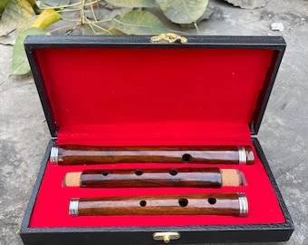 Beginner wooden flute handmade Irish Rosewood D Flute 3 Piece Wooden Musical Instrument Traditional Irish flute