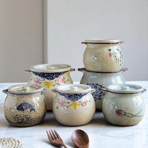 Japanese Ceramic Oil Tank | Heat Resistant Spice Jar | Kitchen Seasoning Canister | Salt Storage Pot | Minimalist Pantry Decor