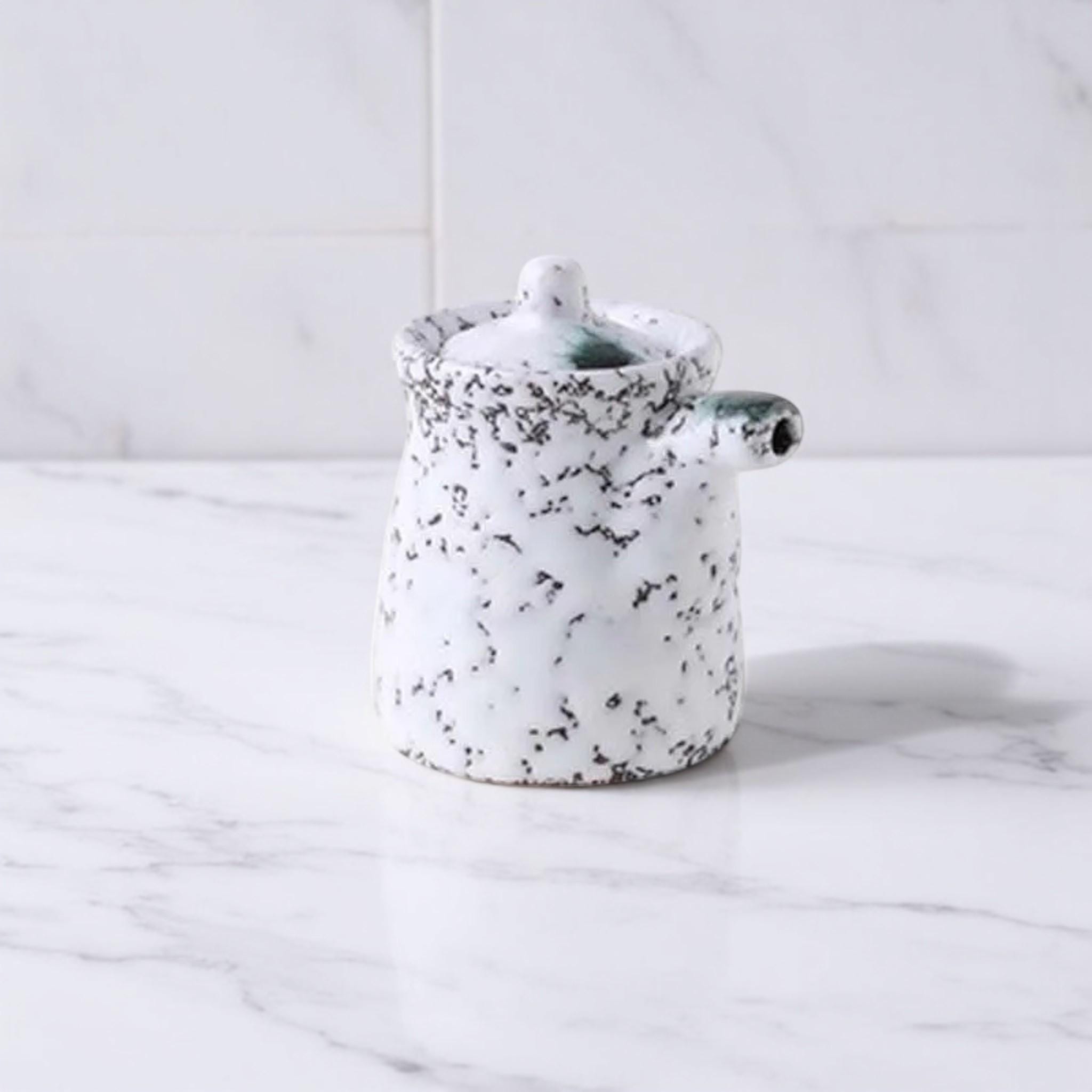 Handmade Japanese Ceramic Soy Sauce Dispenser | Retro Kitchen