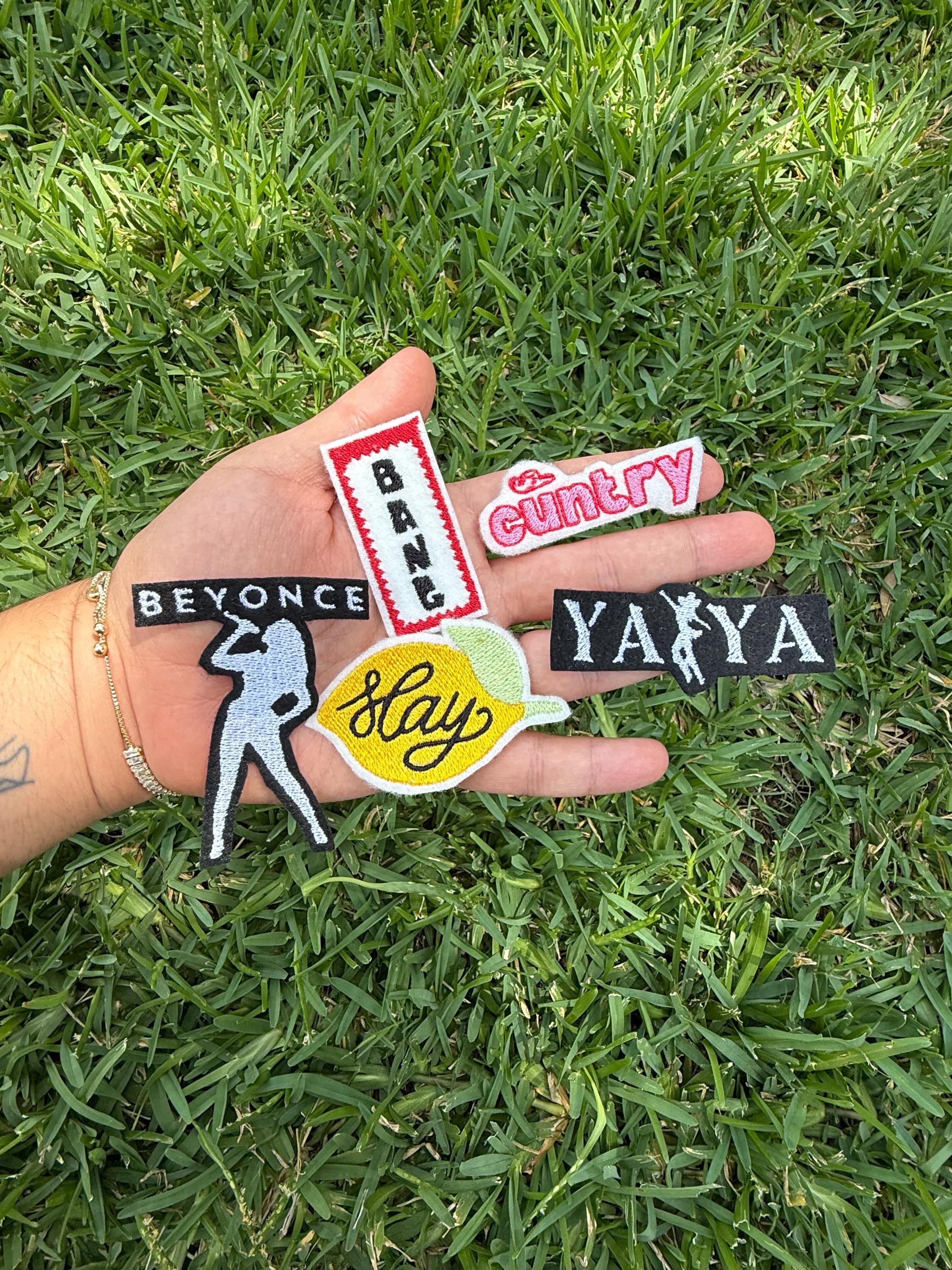 Beyonce Embroidered Patches - IRON ON - Etsy