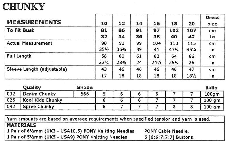 Ladies Chunky Cardigan Knitting Patterns, Women's Jackets, 32