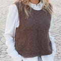 Easy Knit Slipover Vest Knitting Patterns, Beginner Sweater Vest Jumper, 32-52" Chest, PDF Download