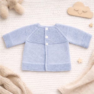 Baby Cardigan Knitting Patterns, Birth - 9 Mths, PDF Download