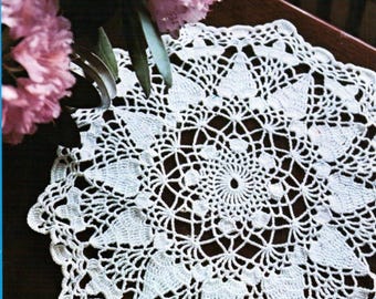 Placemat Home Decoration Crochet Patterns, Doily Patterns, PDF Download