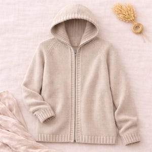 Ladies Chunky Hoodie Knitting Patterns, Easy Women's Jackets, 28-46" Chest, PDF Download