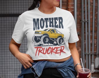 Bad Ass Mom Mother's day Trucker t-shirt