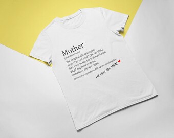 Mother's Day t-shirt Definition of Mother