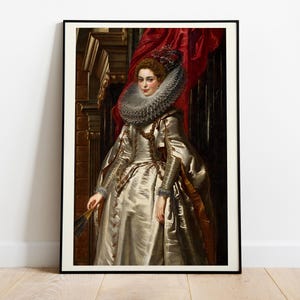 Peter Paul Rubens, Marchesa Brigida Spinola Doria Portrait, 1606, Painting Home Decor, High Quality Poster - Premium Semi-Glossy Paper