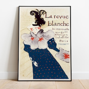 Henri de Toulouse-Lautrec, La Revue Blanche, Art Nouveau - Pittura per la casa, Poster di alta qualità - Carta semilucida premium
