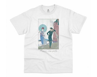 George Barbier T-shirt - Romance Sans Paroles - Vintage Art Deco Tee - French Art Gift