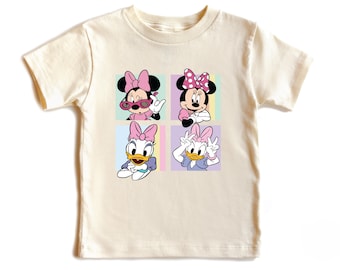 Daisy and Minnie Disney Toddler Shirt, Cute Girl Mouse Shirt, Toddler Disney Character Tee, Disney Toddler Sweatshirt, Disney Girl Outfit