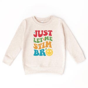 Just Let Me Stim Bro Kids Shirt: Autism Awareness Toddler Tee zdjęcie 3