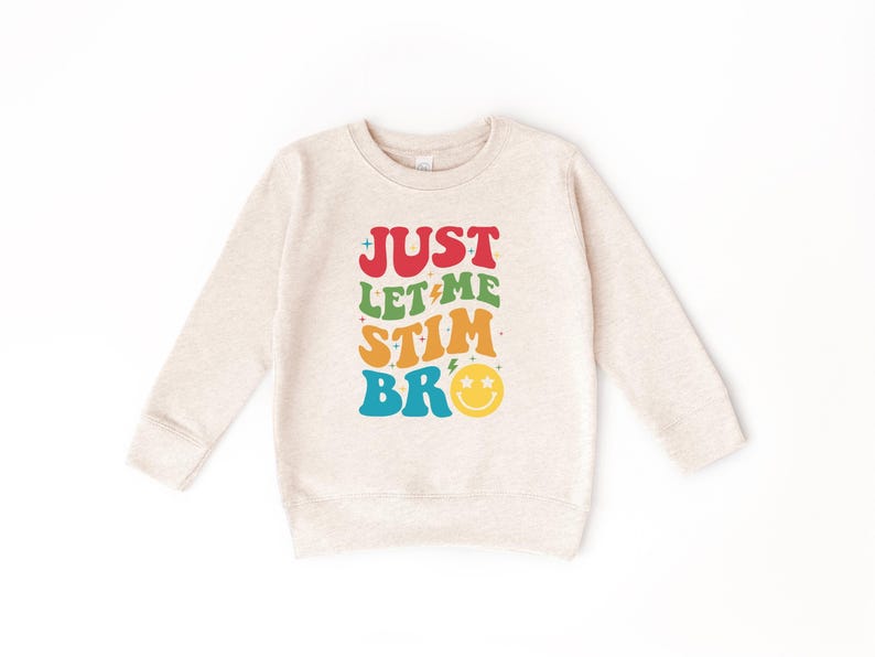 Just Let Me Stim Bro Kids Shirt: Autism Awareness Toddler Tee zdjęcie 3