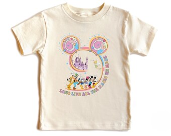 Long Live All the Magic We Made Disney Shirt - Castle Mickey Shirt for Kids, Disney Family Vacation Tee, Disney Trip Shirt for Girls or Boys
