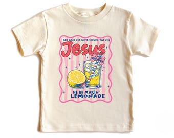 Life Gave Me Some Lemons Shirt, Jesus Lemonade Toddler Outfit, Christian Kids Gift Tee, Church Youth Shirt, Faith Baby Onesie®