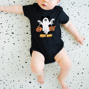 Mickey Halloween Toddler Shirt & Baby Bodysuit, Kids Halloween Disney Shirts, Funny Ghost Mickey Shirt, Cute Spooky Mickey Halloween Tee image 7
