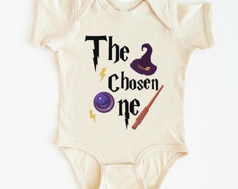 Wizard Birthday Kids Shirt or Baby Bodysuit: The Chosen One Family Matching Tee