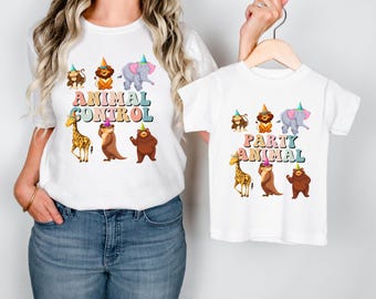 Party Animal Birthday Shirt: Zoo Safari Matching Outfit