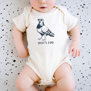 Funny Pigeon Kids Shirt, That's Coo Bird Pun Shirt, Cool Pigeon Graphic Tee, Funny Animal Youth Shirt, Pigeon Toddler Tee, Pigeon image 8