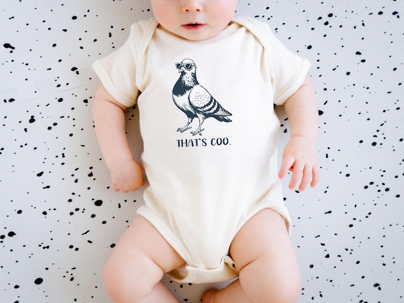 Funny Pigeon Kids Shirt, That's Coo Bird Pun Shirt, Cool Pigeon Graphic Tee, Funny Animal Youth Shirt, Pigeon Toddler Tee, Pigeon image 8