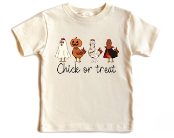 Chick or Treat Halloween Chicken Toddler Shirt
