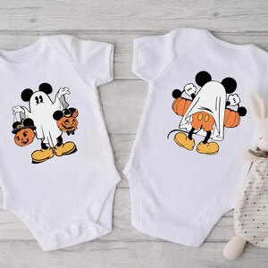 Mickey Halloween Toddler Shirt & Baby Bodysuit, Kids Halloween Disney Shirts, Funny Ghost Mickey Shirt, Cute Spooky Mickey Halloween Tee image 5
