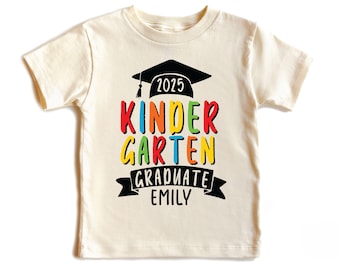 Custom Kindergarten Graduation Shirt: Personalized Kids Grad Tee