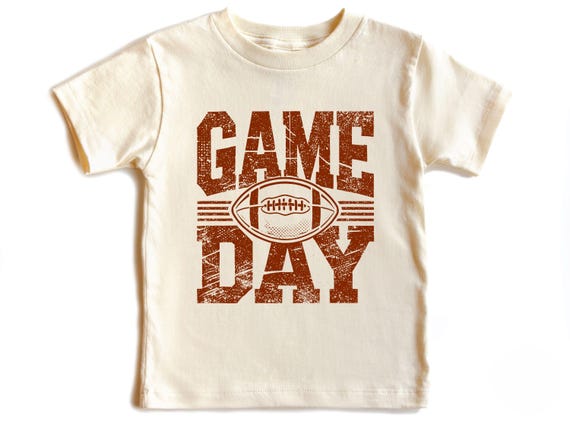 Kids Game Day Football Shirt: Retro Toddler & Youth Tailgate Tee