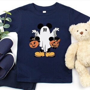 Mickey Halloween Toddler Shirt & Baby Bodysuit, Kids Halloween Disney Shirts, Funny Ghost Mickey Shirt, Cute Spooky Mickey Halloween Tee image 8