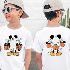 Mickey Halloween Toddler Shirt & Baby Bodysuit, Kids Halloween Disney Shirts, Funny Ghost Mickey Shirt, Cute Spooky Mickey Halloween Tee