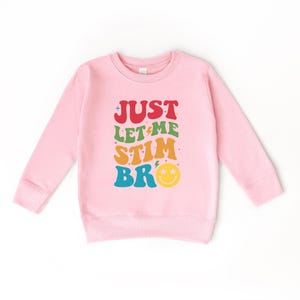 Just Let Me Stim Bro Kids Shirt: Autism Awareness Toddler Tee zdjęcie 5