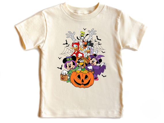 Mickey & Frieds Halloween Shirt for Boy Girl, Mickey Not So Scary Halloween Party Tee, Halloween Toddler Shirt, Disney Halloween Kids Shirt