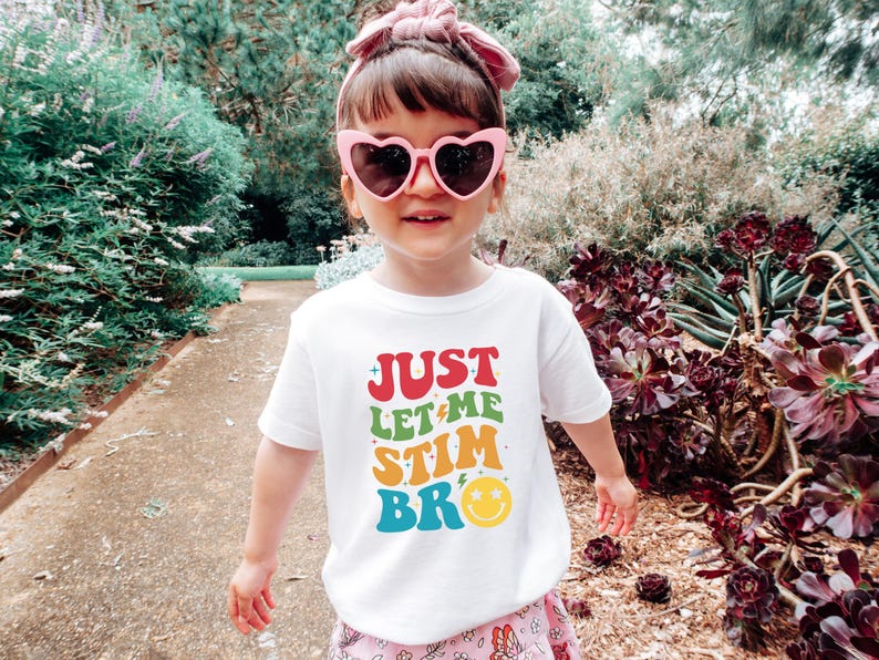 Just Let Me Stim Bro Kids Shirt: Autism Awareness Toddler Tee zdjęcie 8