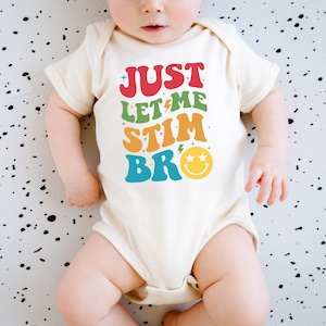 Just Let Me Stim Bro Kids Shirt: Autism Awareness Toddler Tee zdjęcie 2