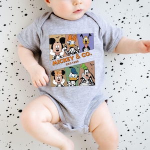 Mickey & Co Halloween Toddler Shirt, Disney Halloween Kids Shirt, Skeleton Disney Characters Tee, Cute Spooky Halloween Shirt for Kids image 5