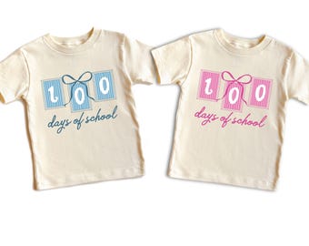Coquette Bow 100 Days of School Shirt, 100th Day of School Shirt, 100th Day Celebration Gift Outfit, 100 Days of School Sweatshirt
