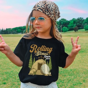 Rolling Stones Since AD 33 Girls Boys Shirt, Christian Kids Easter Tee, Jesus Resurrection Baby Bodysuit, Religious Toddler Sunday Outfit