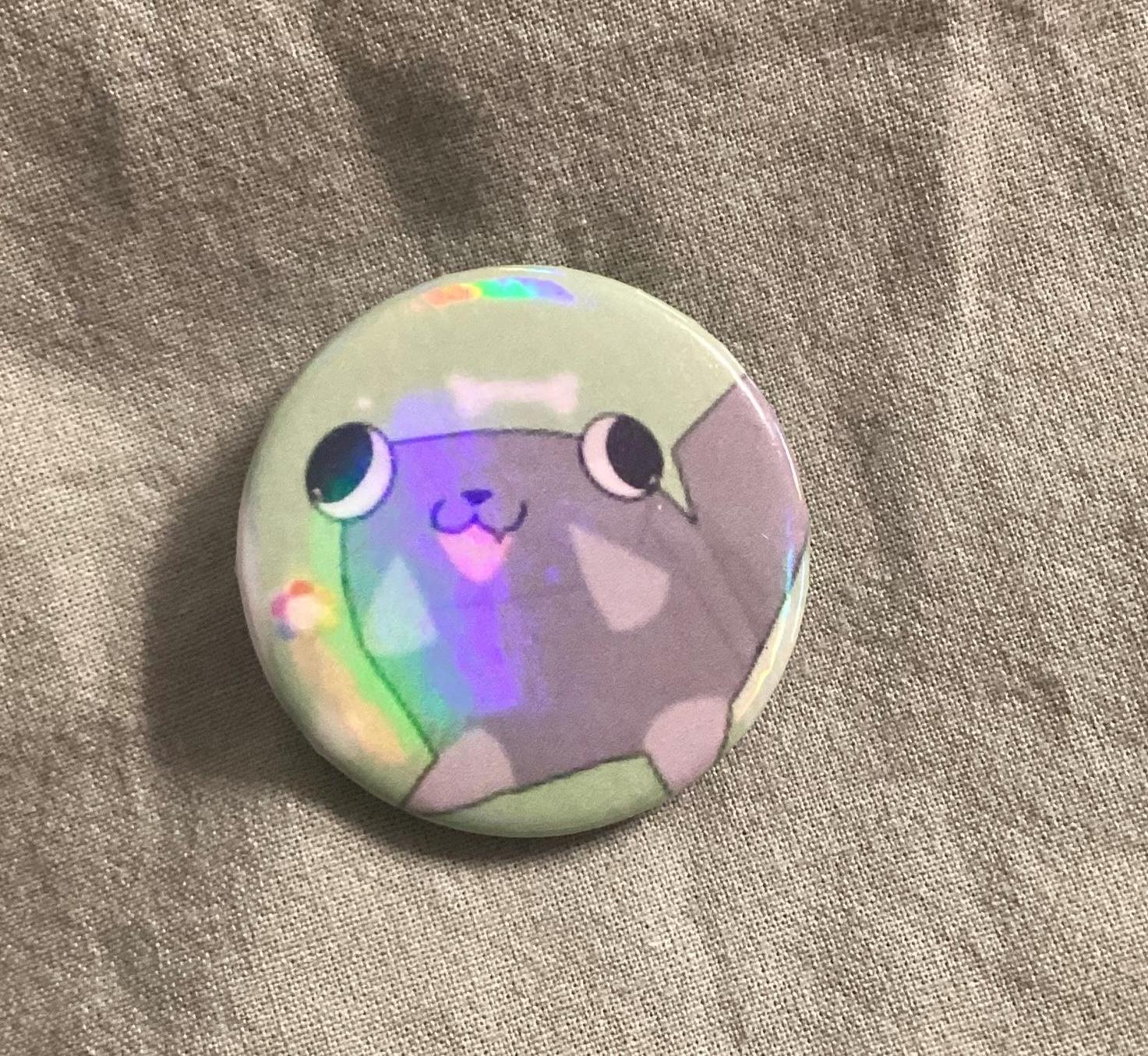 Dandy’s World Main Character Toon Holographic Pin Buttons! Shelly ...
