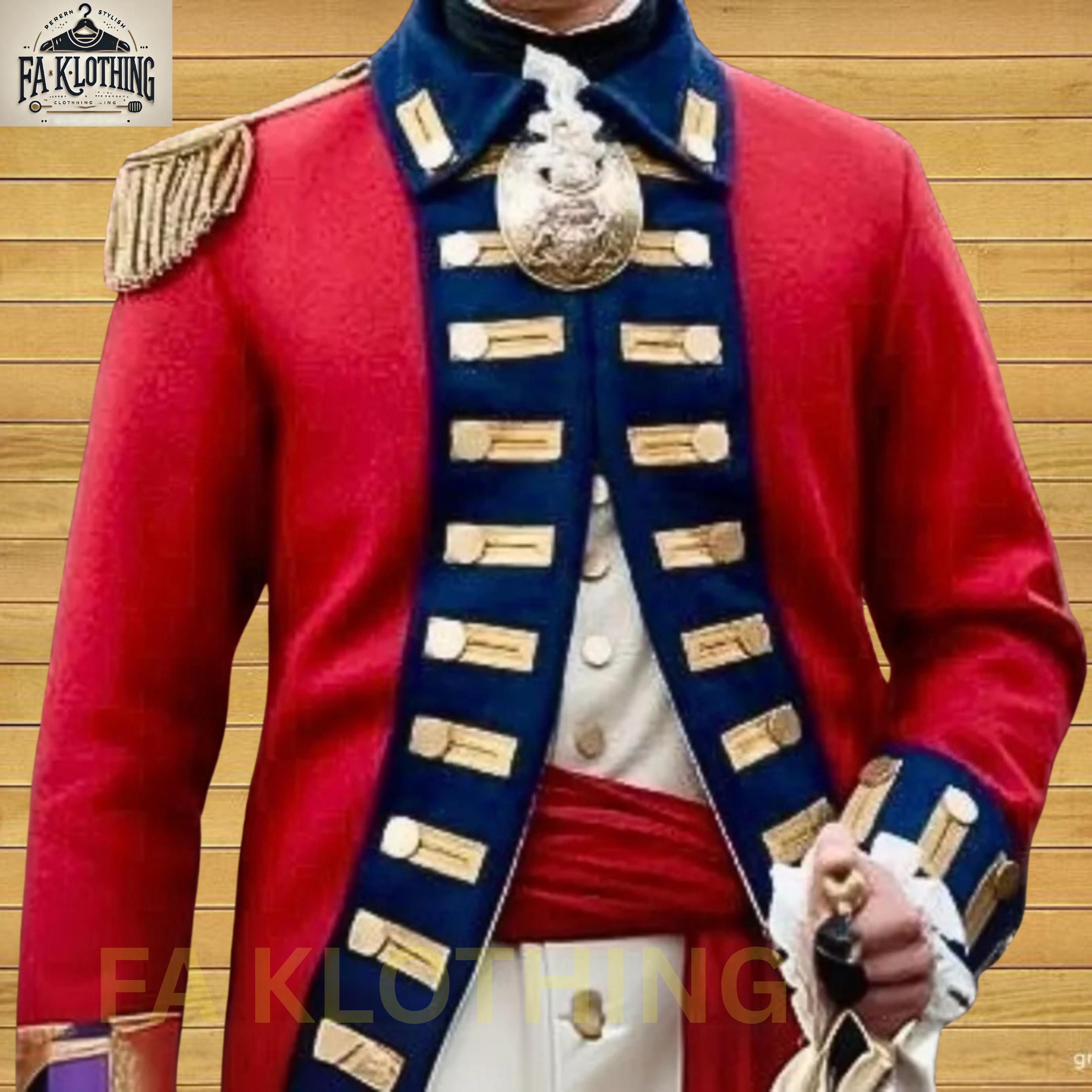 18世紀イギリス軍のレッドコート（軍服）の手作り制服：特注ウール