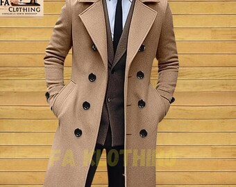 Napoleon Wool Trench Coat: Victorian Steampunk Military Overcoat
