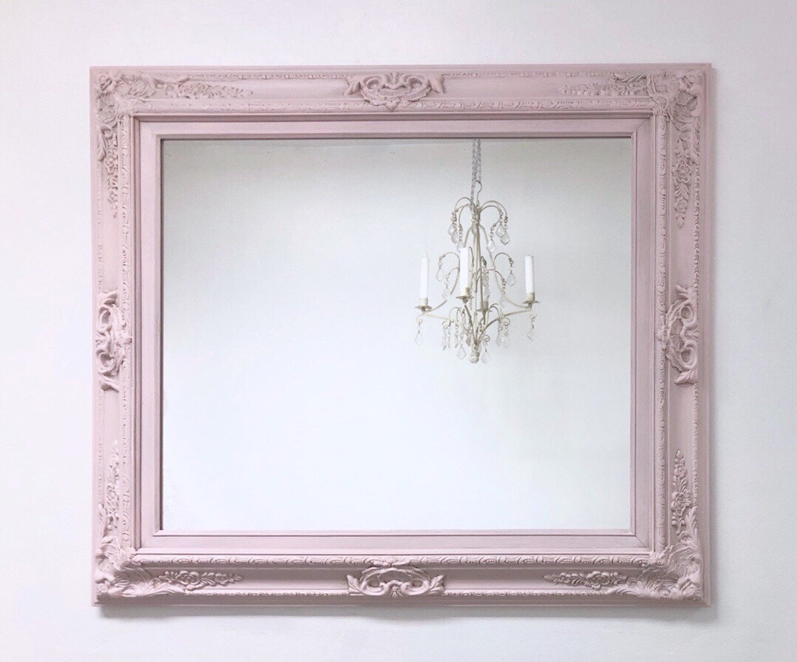 PINK NURSERY MIRROR Baby Girl Nursery Decor Baby Nursery Etsy