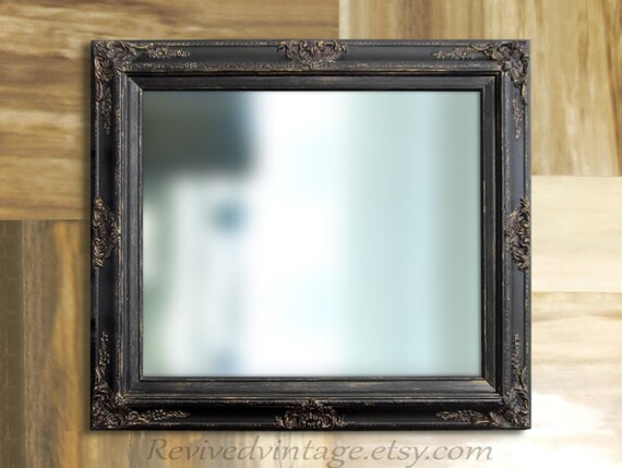 RUSTIC BLACK MIRROR For Sale Oil Rubbed Bronze Rustic Black | Etsy