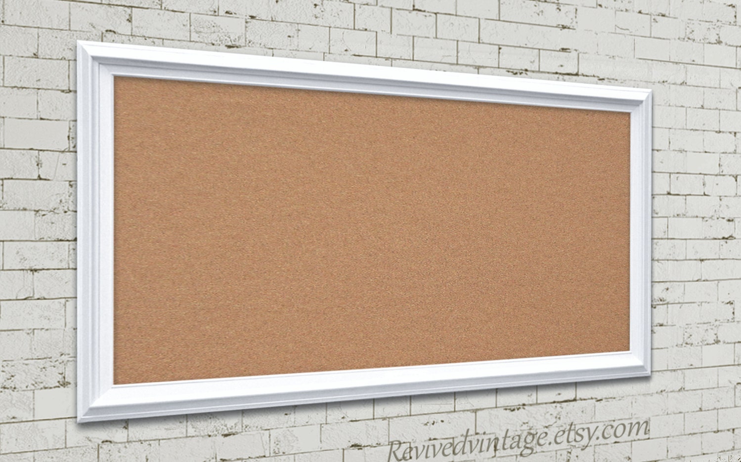 WHITE FRAMED CORK Boards Chalkboard Dry Erase Board Etsy