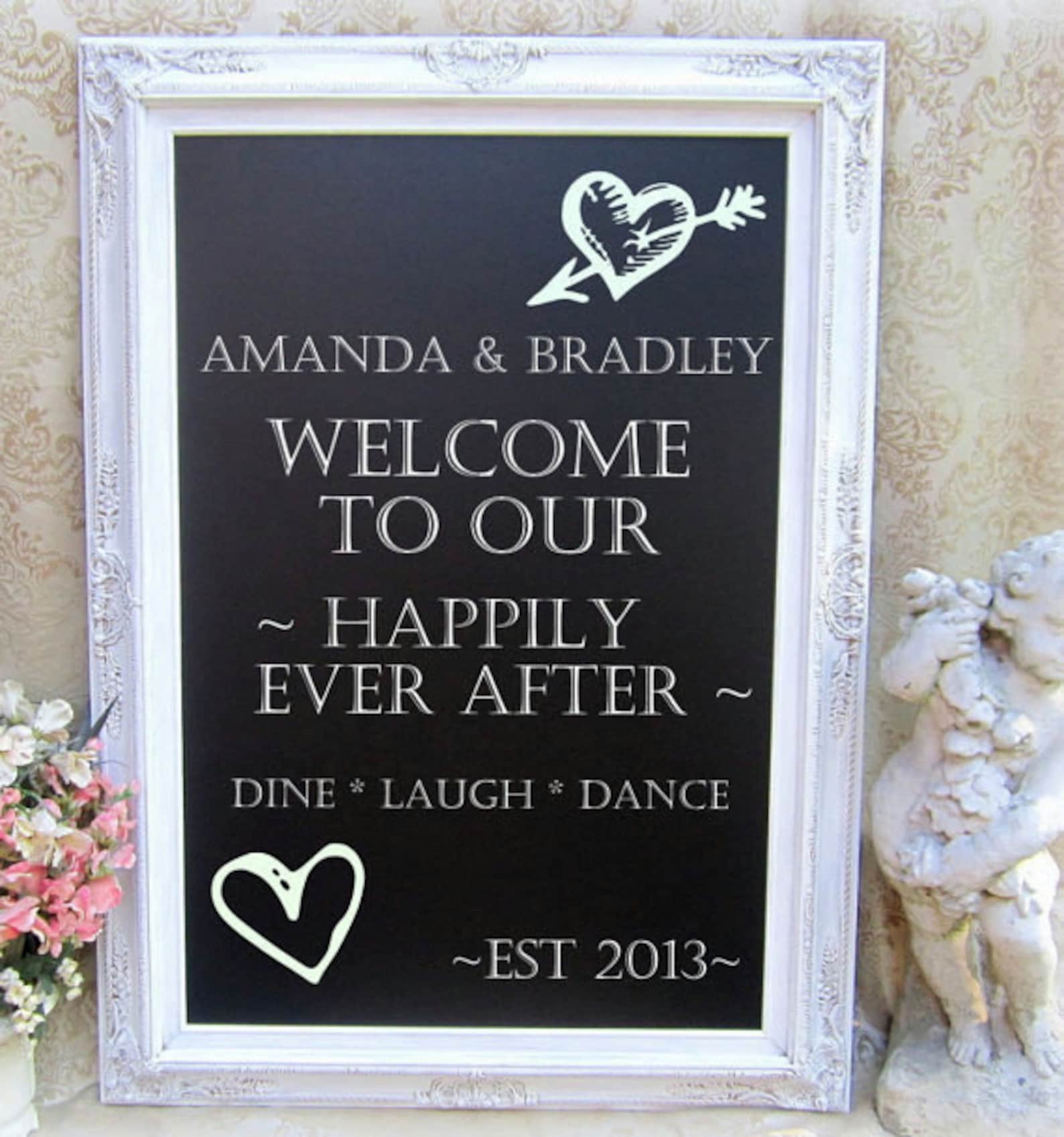 WEDDING CHALKBOARDS For Sale LARGE 44x32 Wedding Etsy