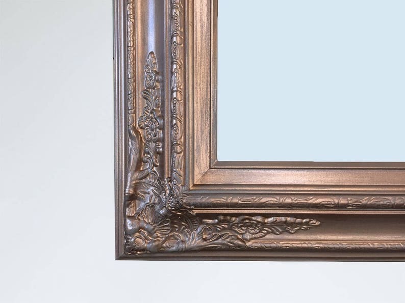 Large Bronze Gold Framed Mirror For Ornate 56 X 32 Or 62 X32 Baroque Bathroom Long Rectangle French Country Home