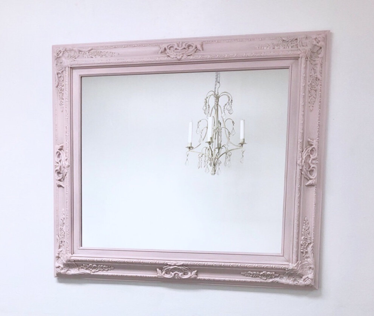 PINK NURSERY MIRROR Baby Girl Nursery Decor Baby Nursery Etsy