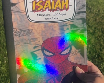 Custom Spider-Man Composition Notebook: Personalized School Theme