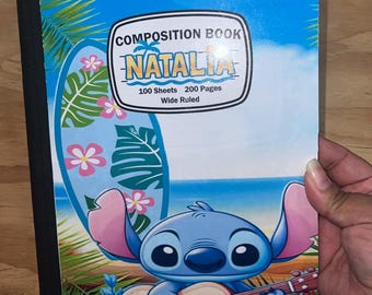 Custom Composition Notebook: Personalized School Theme